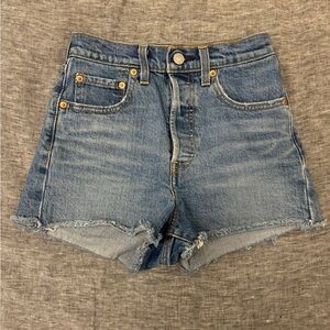 Levi’s Ribcage Denim Shorts
